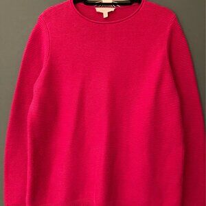 Seasalt cerise pink cotton ‘Makers’ jumper
